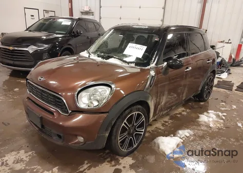 2013 Mini Countryman Cooper S из США, поврежденный, VIN WMWZC5C52DWP33878